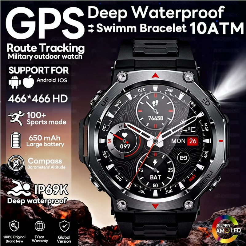 Gps Running Watch - 2026 New T-Rex 3 Ultra Outdoor