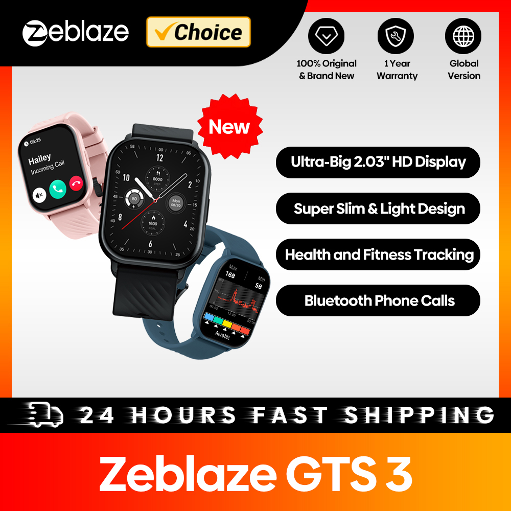 Gps Running Watch - New Zeblaze GTS 3 Voice Calling