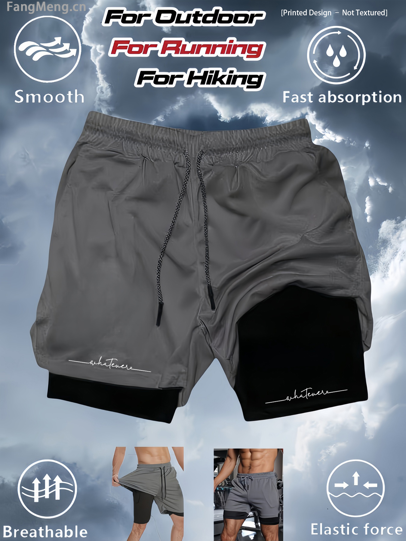 Running Gear For Men - Summer Men Running Shorts Fitness Gym
