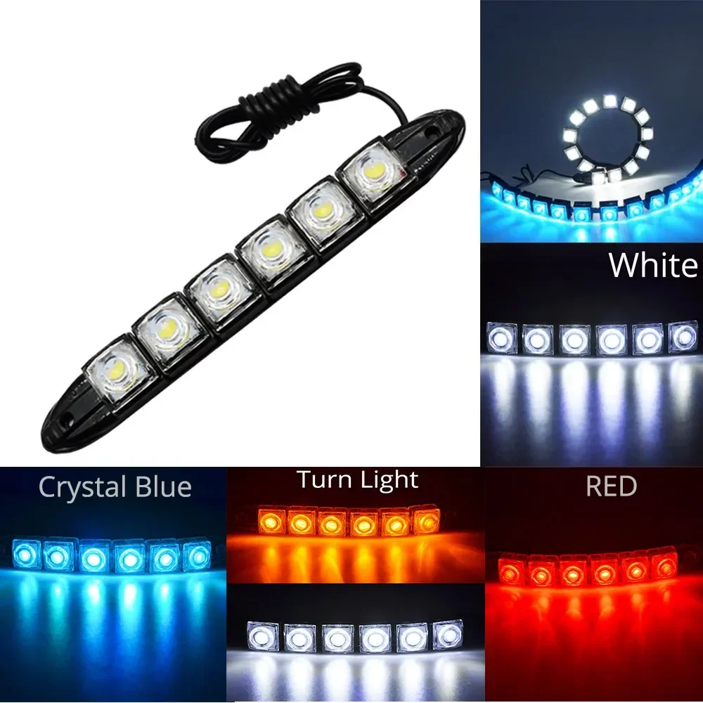 2PCS LED Waterproof DRL Light  - Running Headlamp Led recensione e prezzo