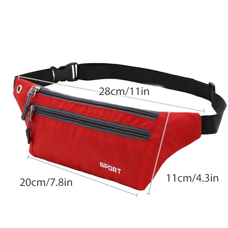 Casual Men Waist Bag Nylon Che - Running Gear To Hold Phone recensione e prezzo