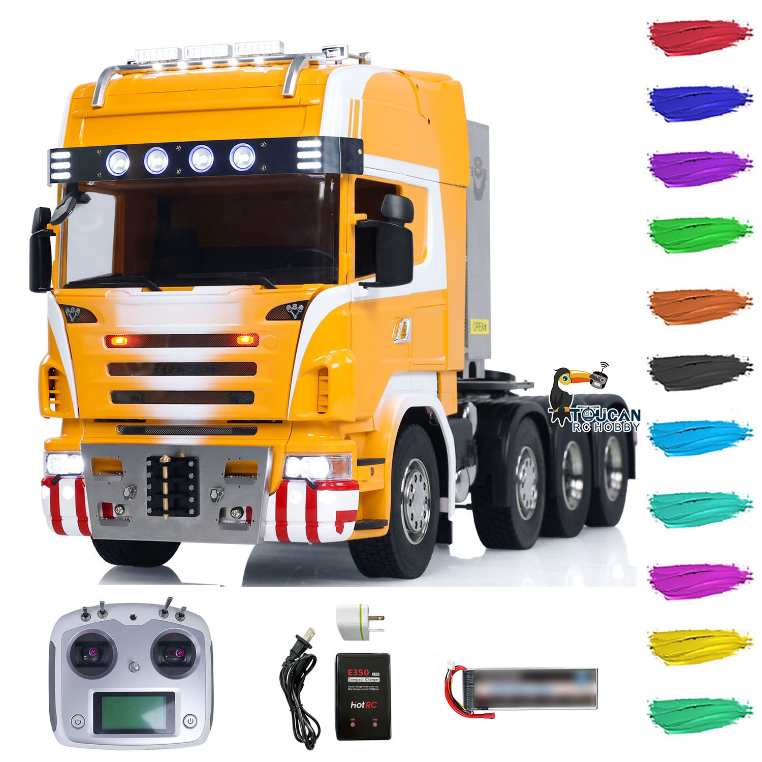 Toy 1/14 8x8 R620 RC Tractor T - Running Gear Box recensione e prezzo