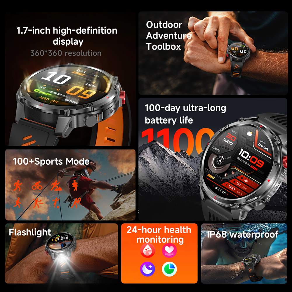 2026 New T-Rex3 Ultra 1100mAh  - Gps Running Watch recensione e prezzo