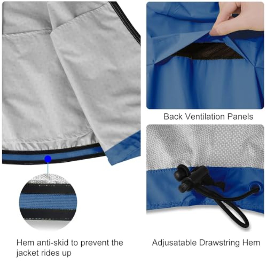 Men's Rain Jacket Waterproof W - Running Gear Rain recensione e prezzo