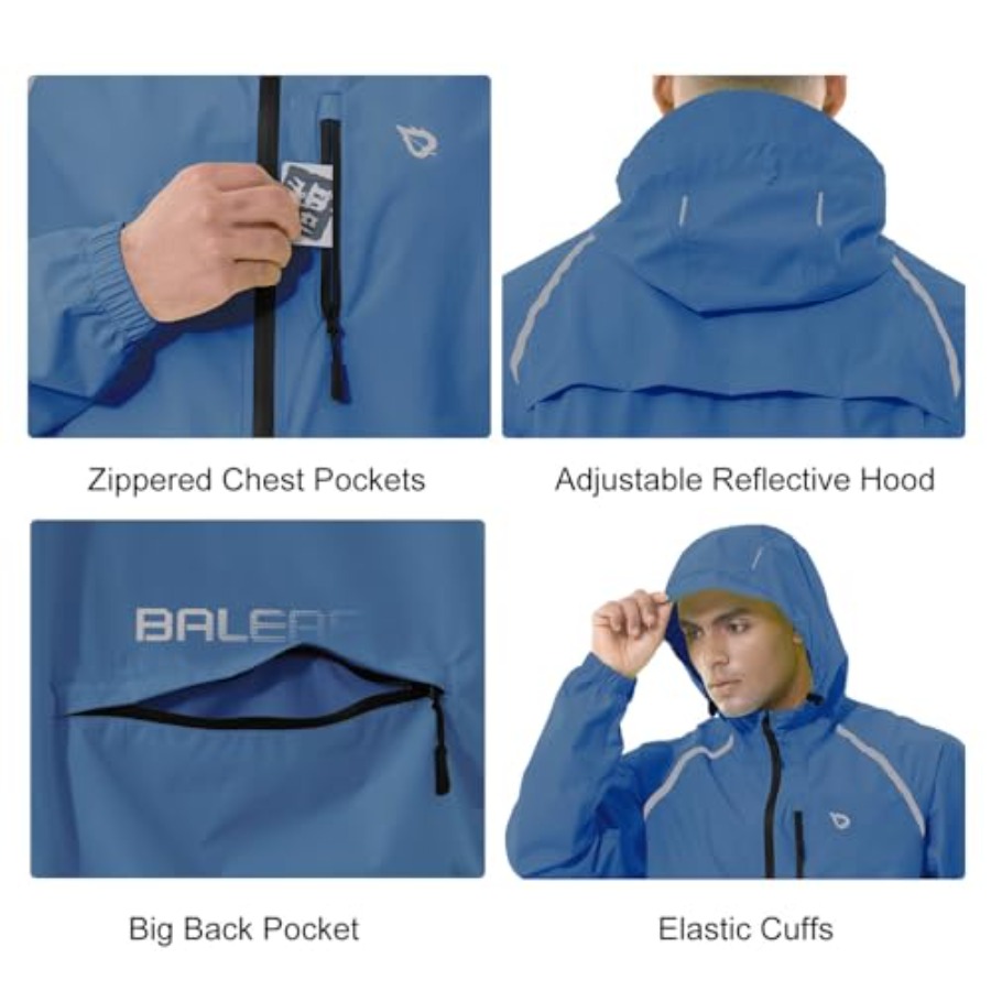 Men's Rain Jacket Waterproof W - Running Gear Rain recensione e prezzo