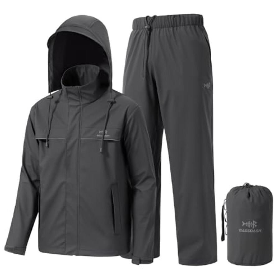 Men's Rain Suit Waterproof Bre - Running Gear Rain recensione e prezzo