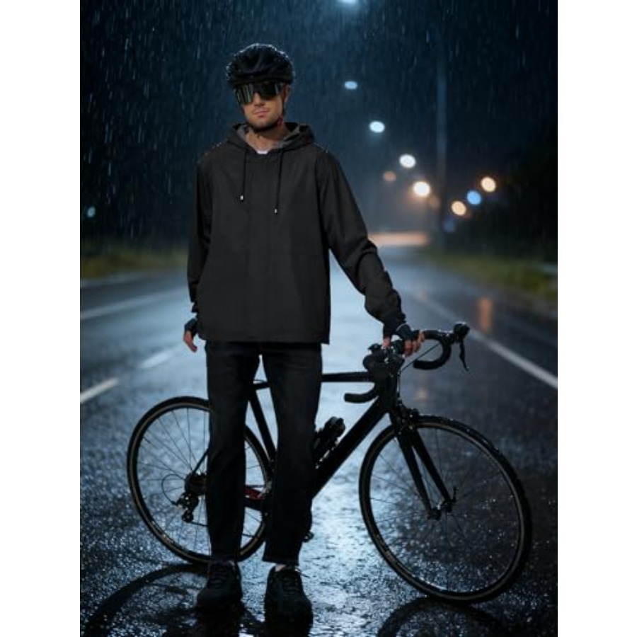 UIQUR Men's Rain Jacket Waterp - Running Gear Rain recensione e prezzo