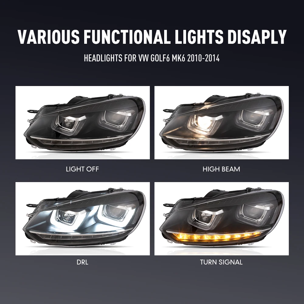 2PCs Car Styling Head Lamp for - Running Headlamp Led recensione e prezzo