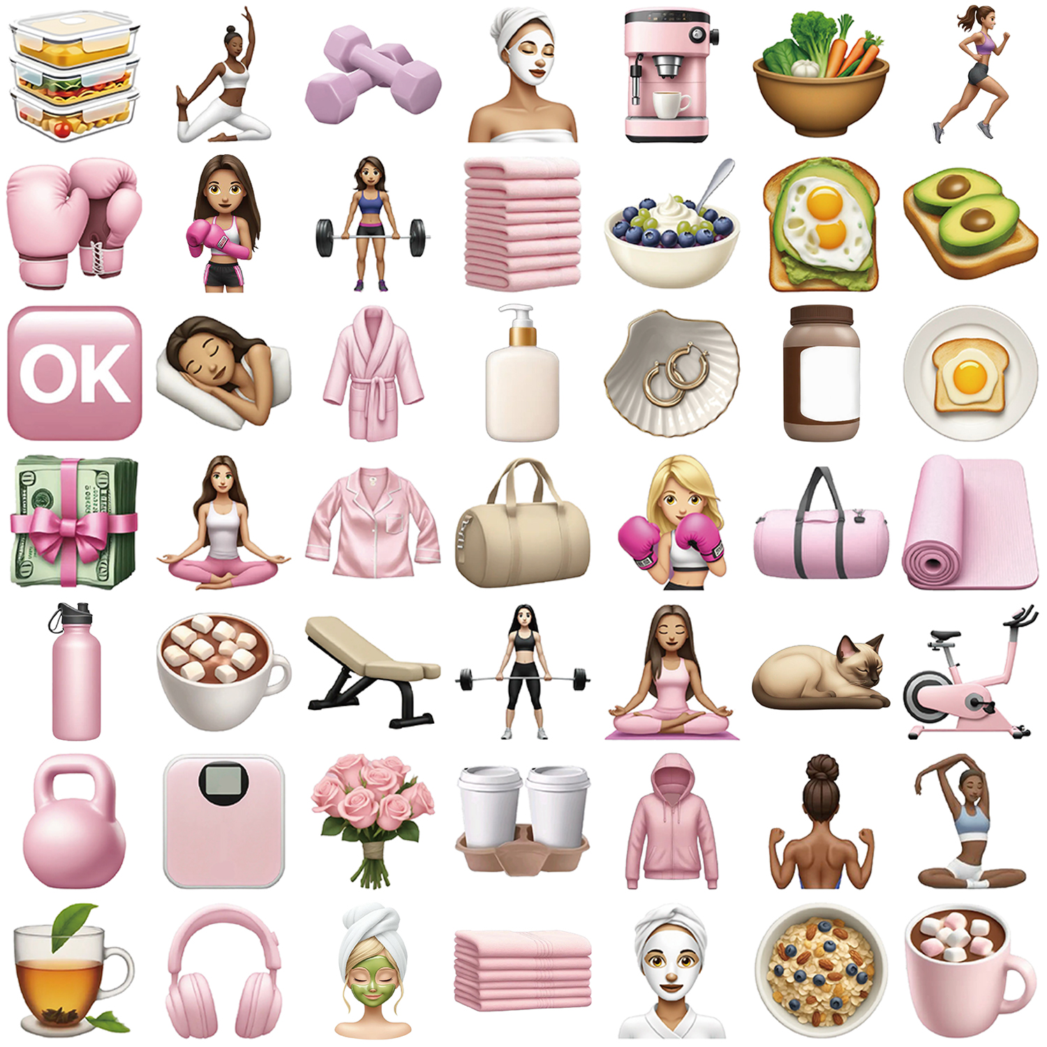 50PCS Cool GYM Girl Stickers S - Blister Plaster Sport recensione e prezzo