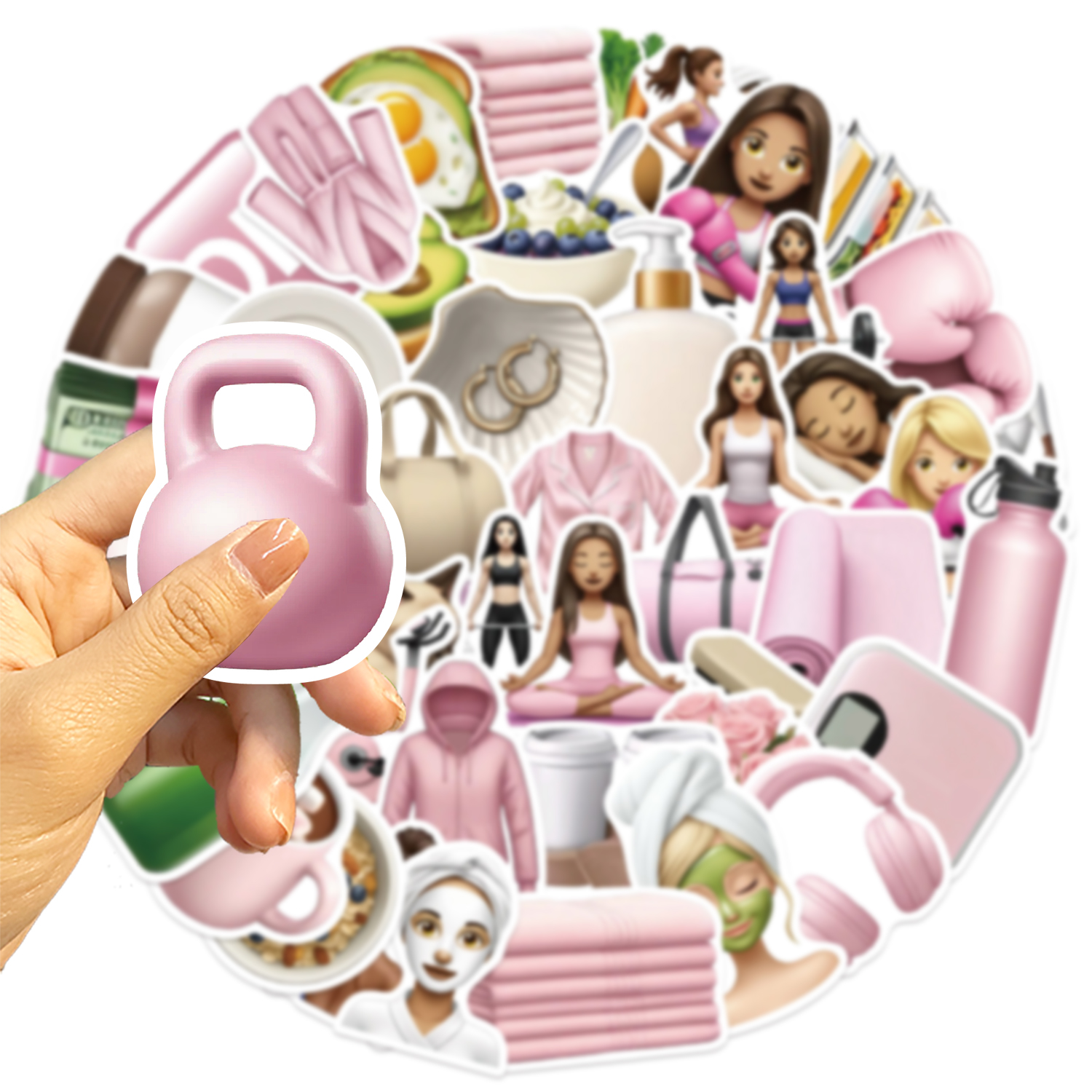 50PCS Cool GYM Girl Stickers S - Blister Plaster Sport recensione e prezzo