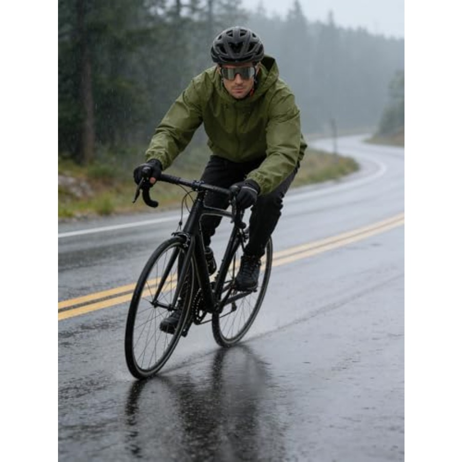 UIQUR Mens Rain Jacket Lightwe - Running Gear Rain recensione e prezzo