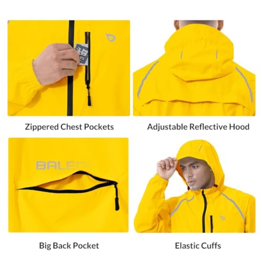 Men's Rain Jacket Waterproof W - Running Gear Rain recensione e prezzo