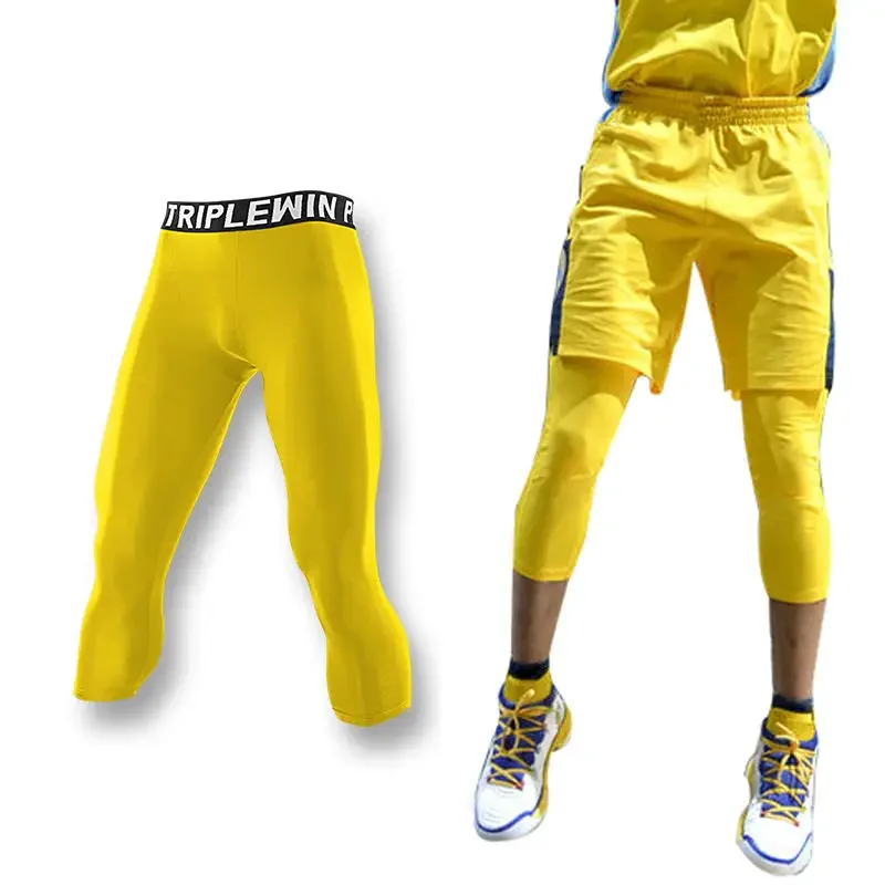 Men GYM Capri Running Tights P - Running Gear For Men recensione e prezzo