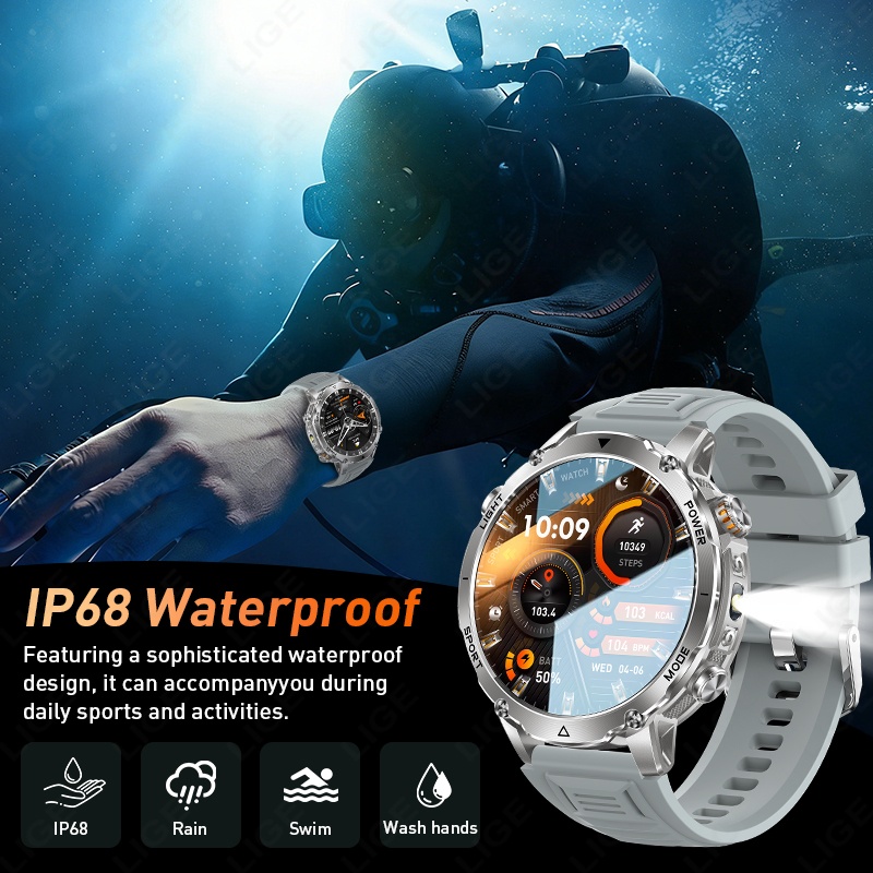 LIGE New Outdoor Ultra Durable - Gps Running Watch recensione e prezzo