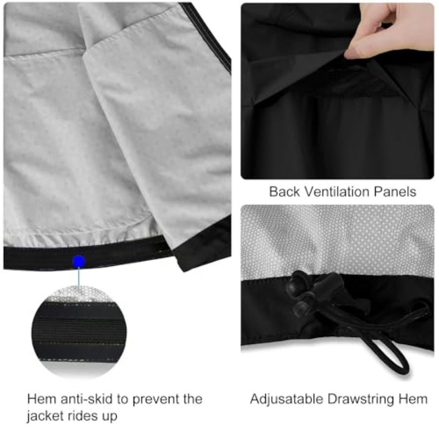 Men's Rain Jacket Waterproof W - Running Gear Rain recensione e prezzo