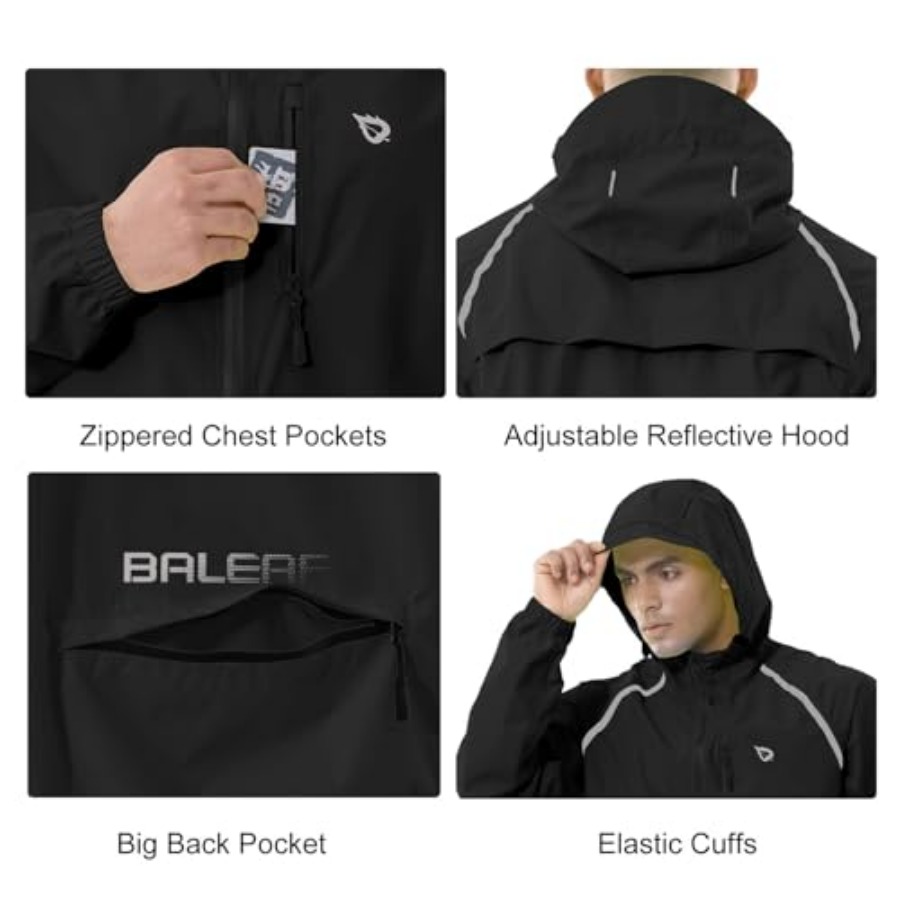 Men's Rain Jacket Waterproof W - Running Gear Rain recensione e prezzo