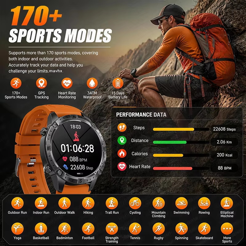 T-Rex3 NEW Military GPS Offlin - Gps Running Watch recensione e prezzo