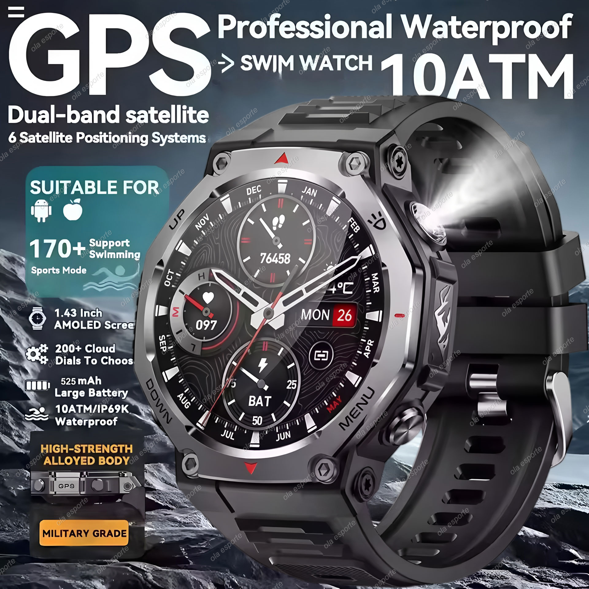 New T-Rex 3 Ultra GPS Smart Wa - Gps Running Watch recensione e prezzo