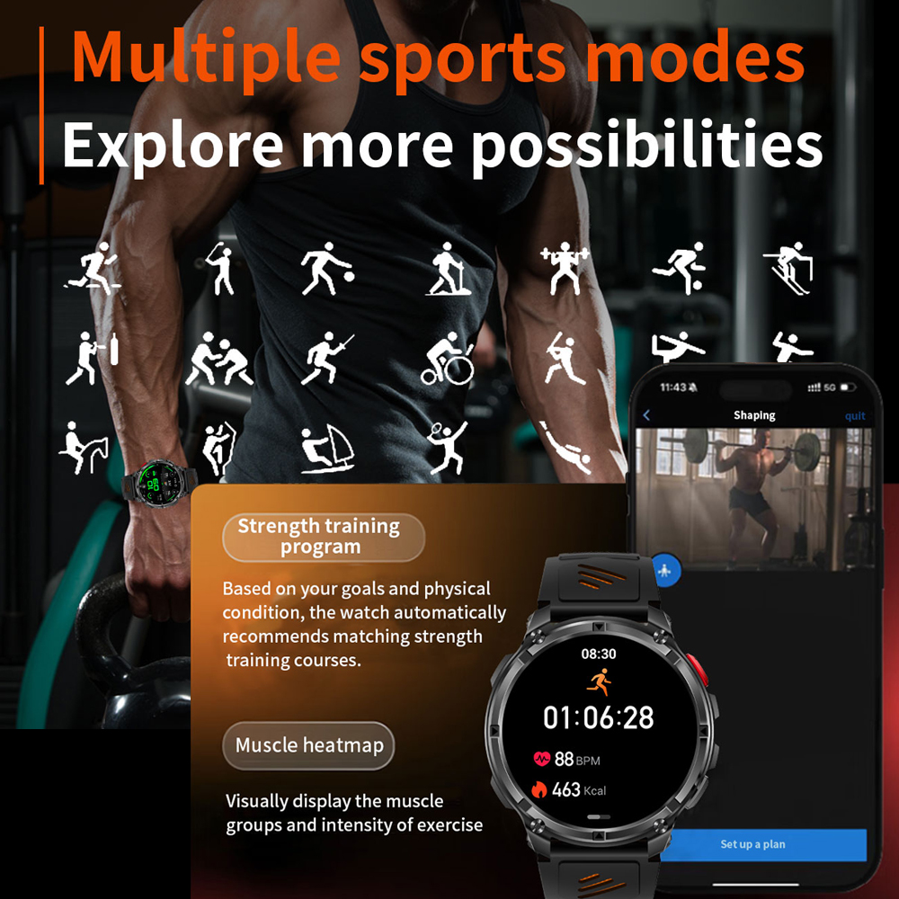 2026 New T-Rex3 Pro 1100mAh Ba - Gps Running Watch recensione e prezzo