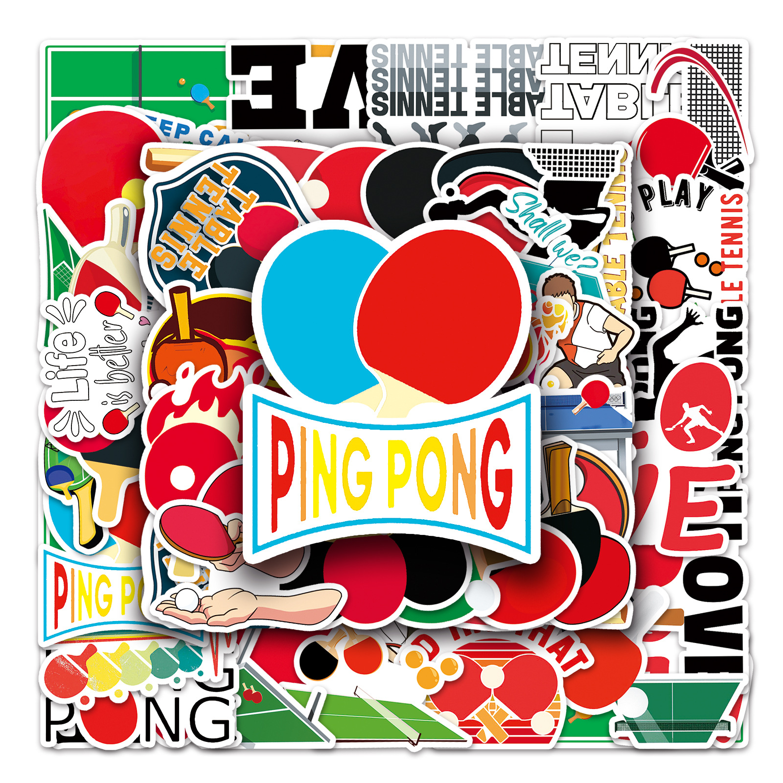 10/50PCS Table Tennis Graffiti - Blister Plaster Sport recensione e prezzo