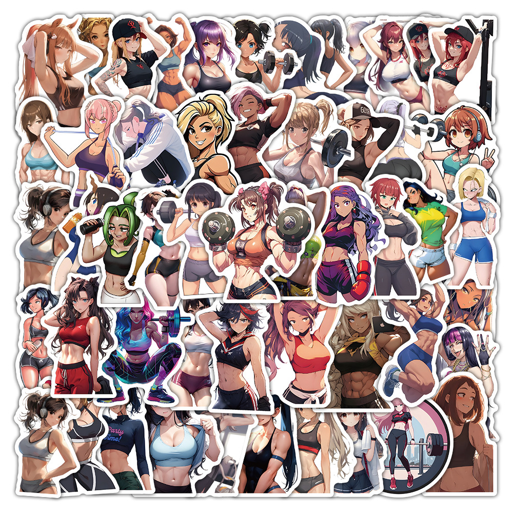 54PCS Sports Girl Stickers For - Blister Plaster Sport recensione e prezzo