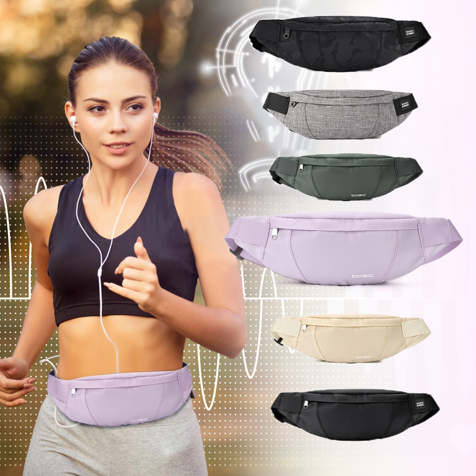 Fashion Running Waist Bag Wate - Running Gear To Hold Phone recensione e prezzo