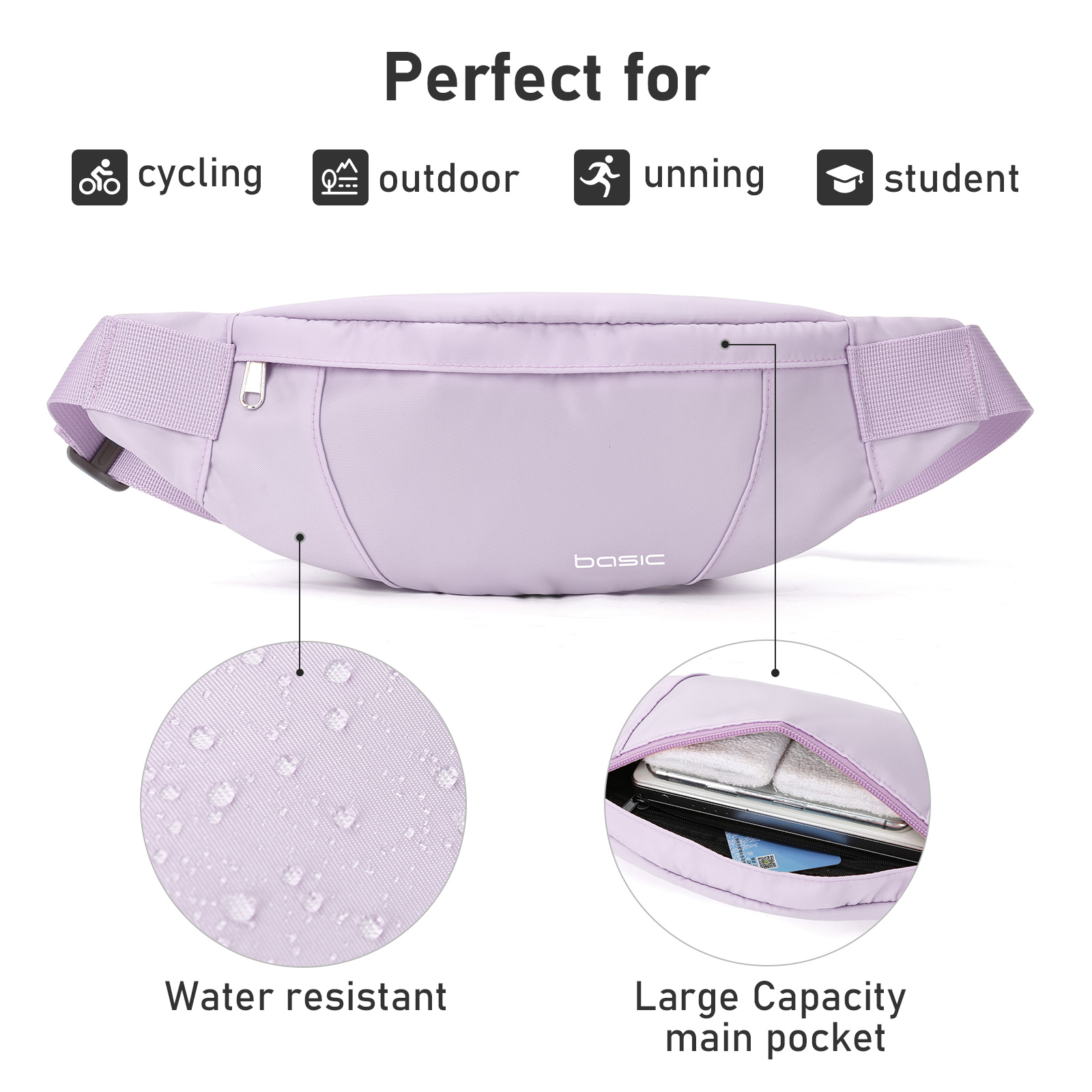 Fashion Running Waist Bag Wate - Running Gear To Hold Phone recensione e prezzo