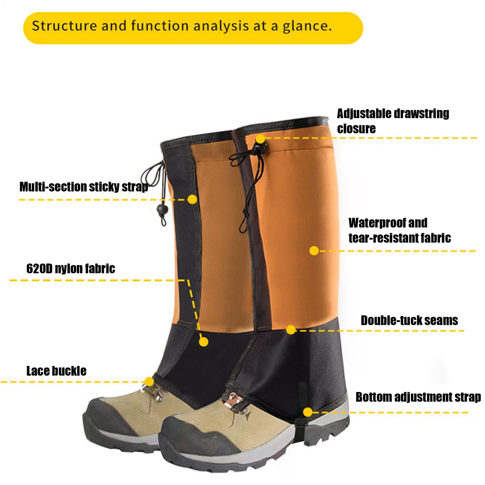 Waterproof Leg Gaiters for Hik - Running Gear Rain recensione e prezzo