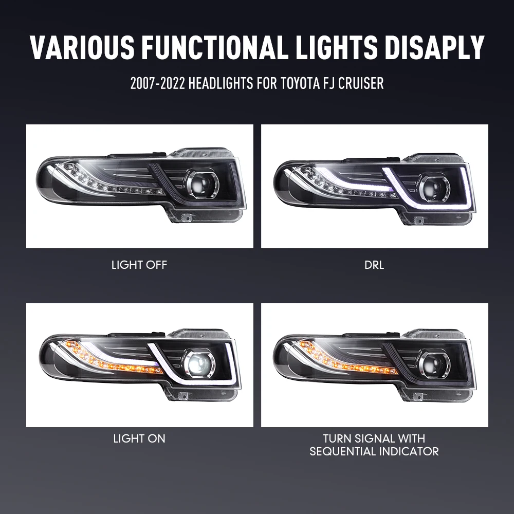2PCs Car Styling Head Lamp for - Running Headlamp Led recensione e prezzo