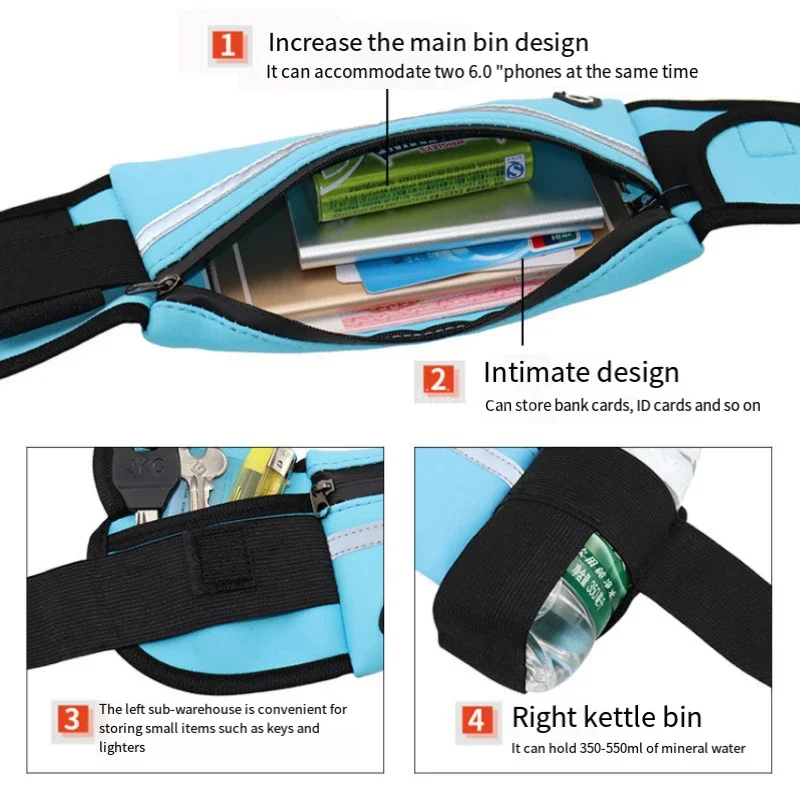 1pc Running Bag Women Waist ba - Running Gear To Hold Phone recensione e prezzo