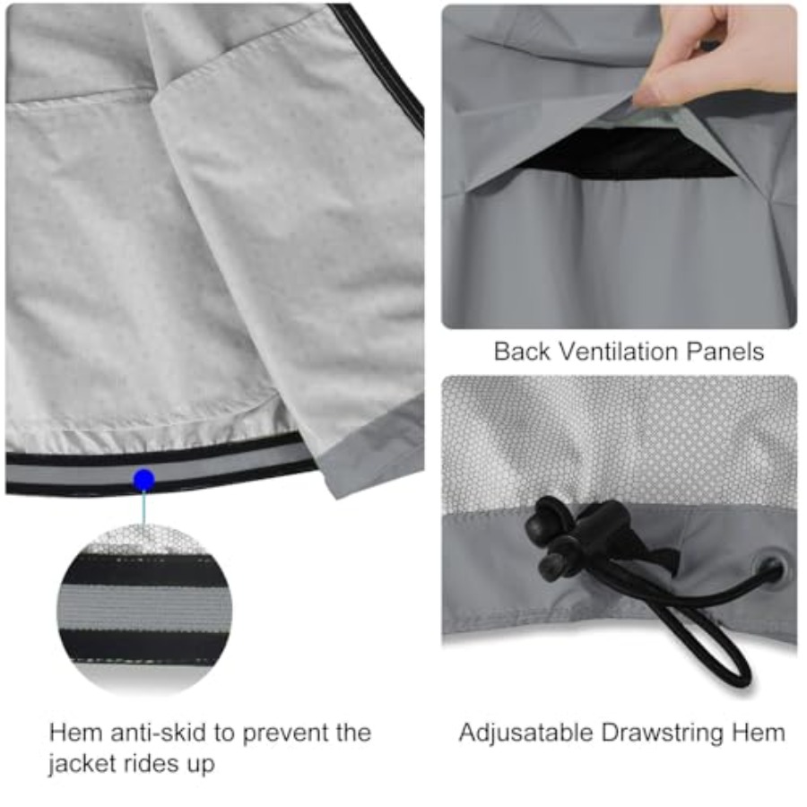 Men's Rain Jacket Waterproof W - Running Gear Rain recensione e prezzo