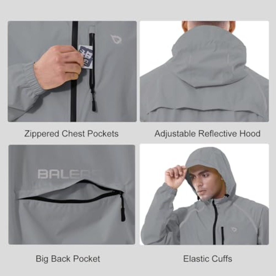 Men's Rain Jacket Waterproof W - Running Gear Rain recensione e prezzo